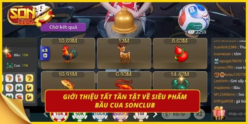 Tựa game casino Bầu Cua ăn khách nhất 2026