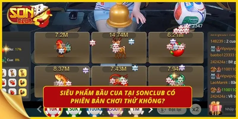 Bầu Cua Sonclub