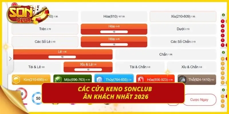 4 cửa cược dễ thắng nhất