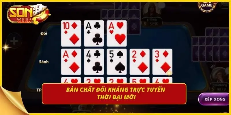 Màn hình giao diện sảnh mậu binh cực bắt mắt