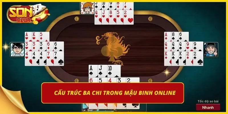 Hệ thống tiến hành chia 13 lá bài cho mỗi thành viên chơi