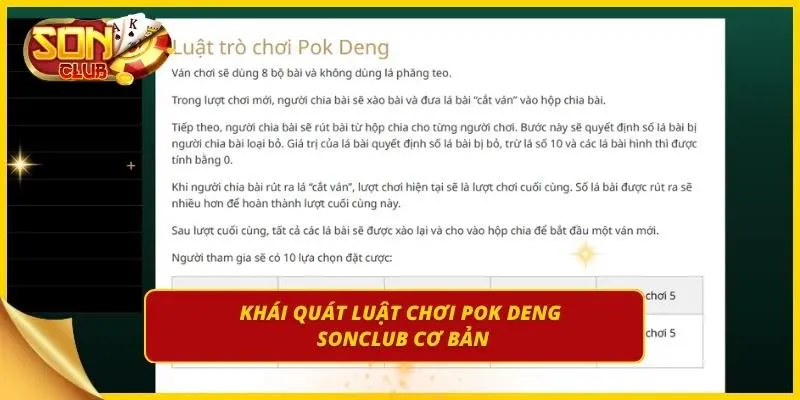 Nắm vững luật chơi tựa game bài đọ điểm này