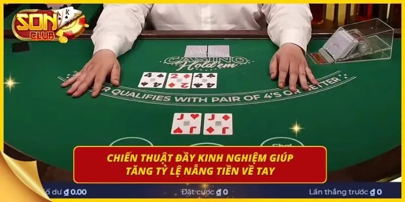 Giao diện nhận tiền thưởng khi chiến thắng ván bài
