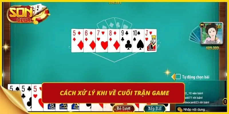Người chơi giành chiến thắng và nhận tiền thưởng về tài khoản game