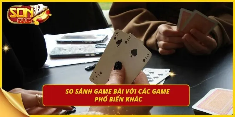 Các game bài online được cổng game cung cấp