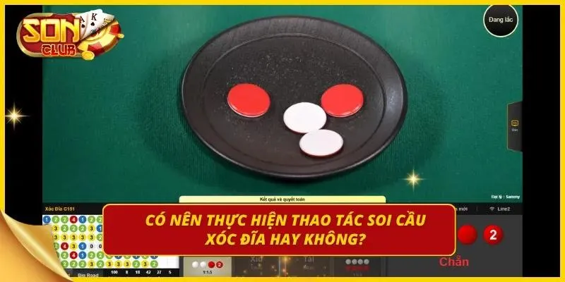 Soi cầu xóc đĩa để ăn thưởng